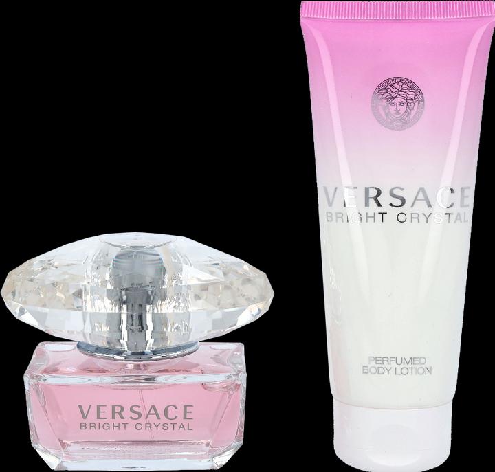 Produktbild Versace Bright Crystal set toilet water spray 50ml + body lotion 100ml (Eau de Toilette, 100 ml)
