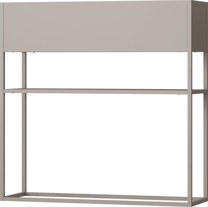 Produktbild En.Casa Blumenständer Joensuu mit Ablage 80x80x25cm Hellgrau