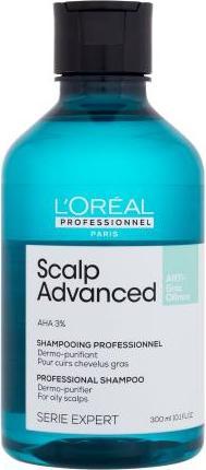 L'Oréal Paris LÂ'Oréal Professionnel - Cleansing shampoo for oily scalp Scalp Advanced (Anti Oiliness Dermo (300 ml, Flüssiges Shampoo)