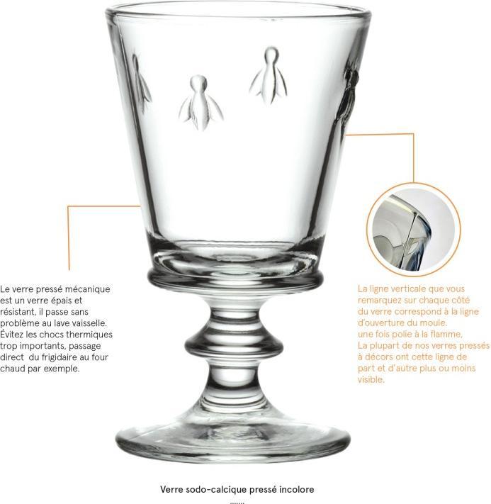 Produktbild La Rochère Weinkelch Biene 240 ml 14cm (24 cl, 1 Gläser, Weissweingläser)