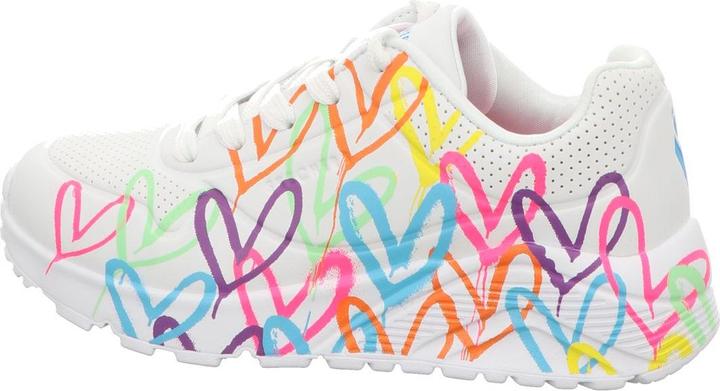 Actual product image Skechers 314064L/WMN Uno Lite-Spread The Love Kids Girls Ladies Sneakers Trainers white/coloured/neon (32)