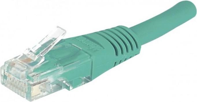 Produktbild Exertis Connect Patchkabel, CAT.6, U/UTP, ungeschirmt, Kupfer, grün, 7,0 m Patchkabel mit Rastnasenschutz (U/UTP, CAT6, 7 m)