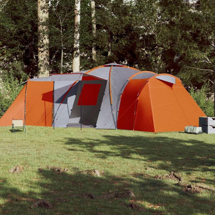Produktbild VidaXL Campingzelt 12 Personen & Orange 840 x 720 x 200 cm 185T Taft (Kuppelzelt, 24.50 kg, 9+ Personen)