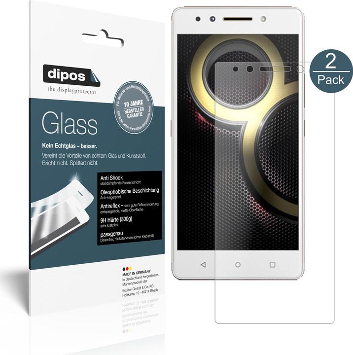 Produktbild Dipos Displayschutz Anti-Shock (2 Stück, Lenovo K8 Note)