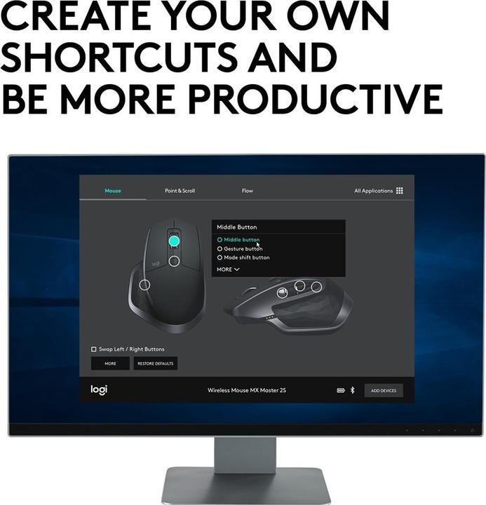 Actual product image Logitech MX Master 2S (Wireless)