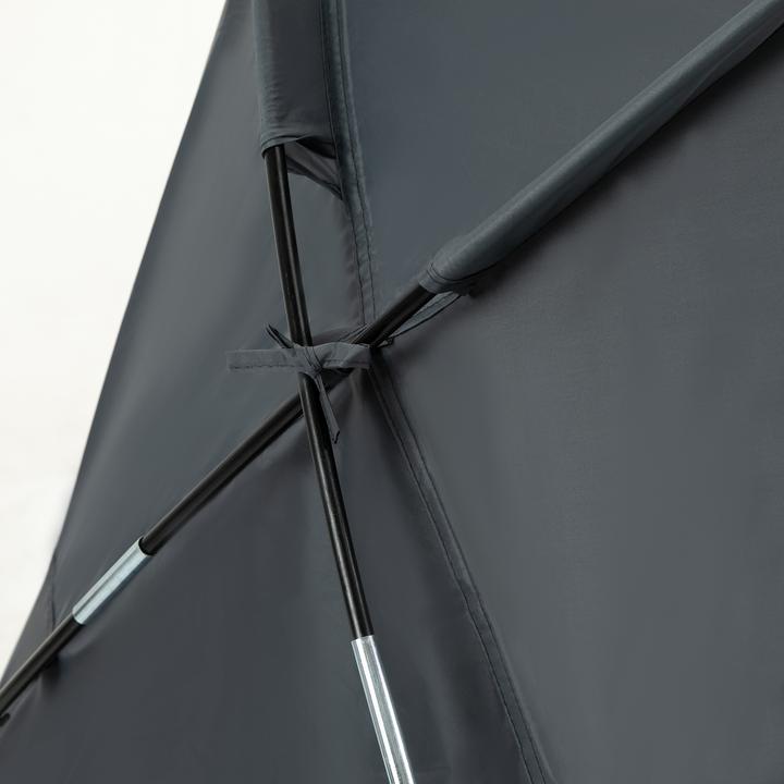 Actual product image Outsunny Camp bed with air mattress