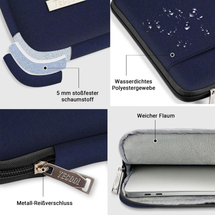Immagine prodotto Only-Bags.Store Custodia per notebook Lenovo Thinkpad Ideapad HP Acer Dell Notebook Chromebook, MacBook Air M2 2023 (14", Dell, Lenovo, Acer, CV)
