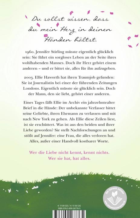 Produktbild Eine Handvoll Worte (Deutsch, Jojo Moyes, 2013)