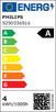 Energy Label Philips Cla (E27, 4 W, 840 lm, 1 x, A)