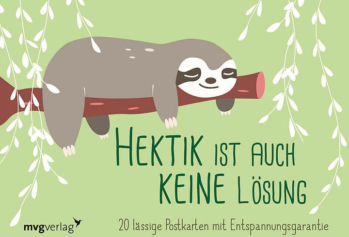Produktbild Hektik ist auch keine Lösung - 20 lässige Postkarten mit Entspannungsgarantie (20 Stk.)