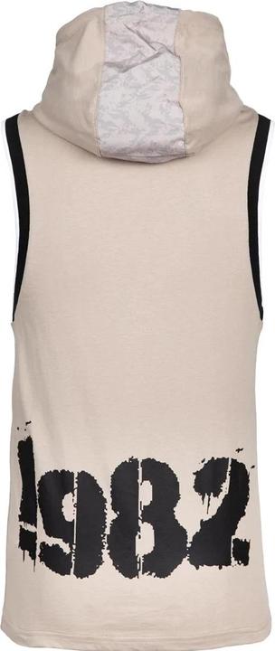 Gorilla Wear Canotta Loretto con cappuccio - Beige (XL)