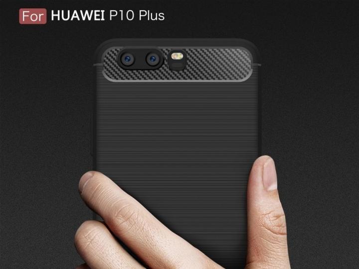 Produktbild Screenguard Huawei P10 Plus Hülle Carbon Brushed Soft TPU (Huawei P10 Plus)