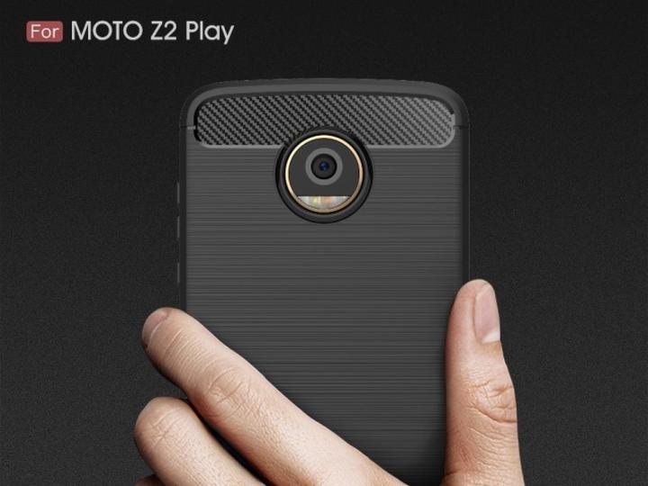 Image du produit Screenguard Motorola Moto Z2 Play Housse Carbon Brushed Soft TPU (Motorola Moto Z2 Play)