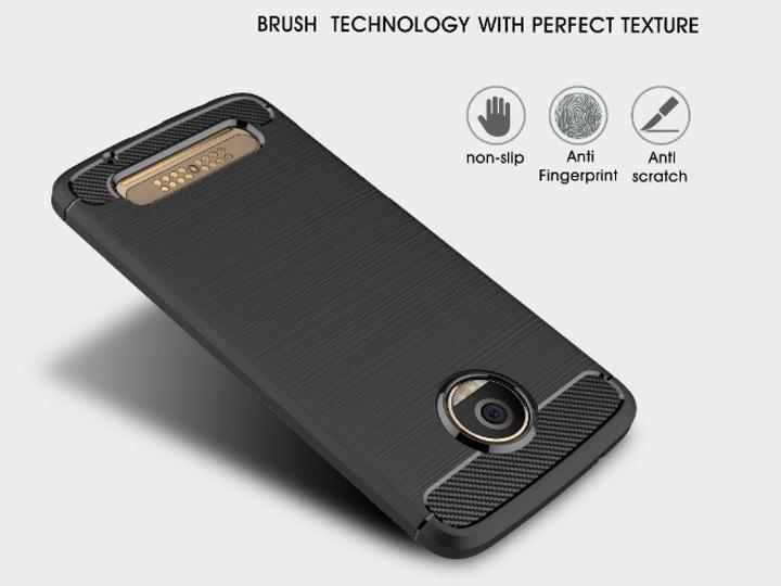 Image du produit Screenguard Motorola Moto Z2 Play Housse Carbon Brushed Soft TPU (Motorola Moto Z2 Play)