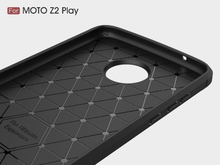 Image du produit Screenguard Motorola Moto Z2 Play Housse Carbon Brushed Soft TPU (Motorola Moto Z2 Play)