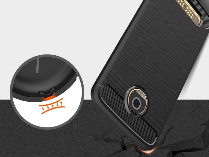 Image du produit Screenguard Motorola Moto Z2 Play Housse Carbon Brushed Soft TPU (Motorola Moto Z2 Play)
