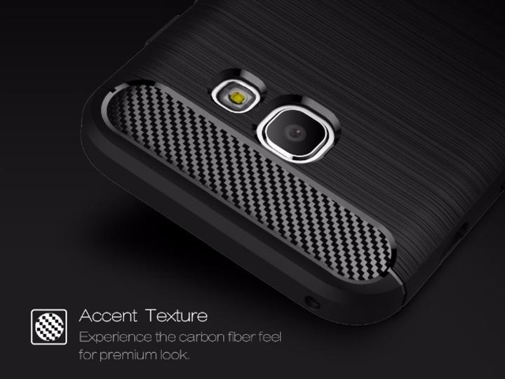 Actual product image Screenguard Samsung Galaxy A5 2017 Cover Carbon Brushed Soft TPU (Samsung Galaxy A5 (2017))