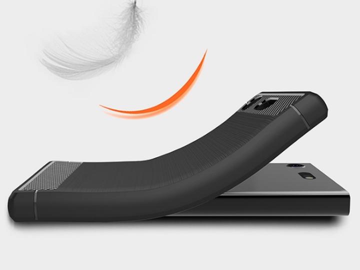 Image du produit Screenguard Sony Xperia XZ1 Compact Housse Carbon Brushed Soft TPU (Sony Xperia XZ1 Compact)