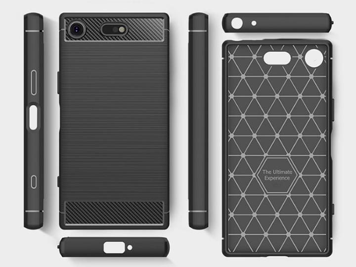 Image du produit Screenguard Sony Xperia XZ1 Compact Housse Carbon Brushed Soft TPU (Sony Xperia XZ1 Compact)