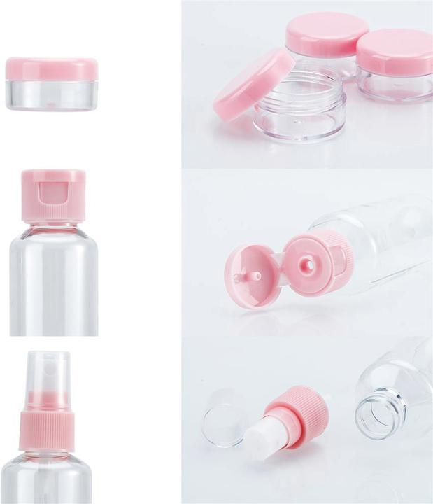 Actual product image Intirilife Bottle Set in ROSA TRANSPARENT