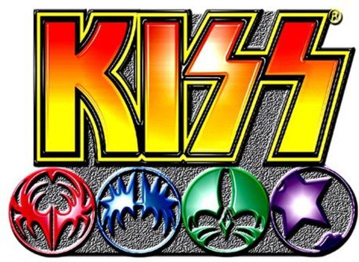Actual product image KISS Logo & Icons Badge