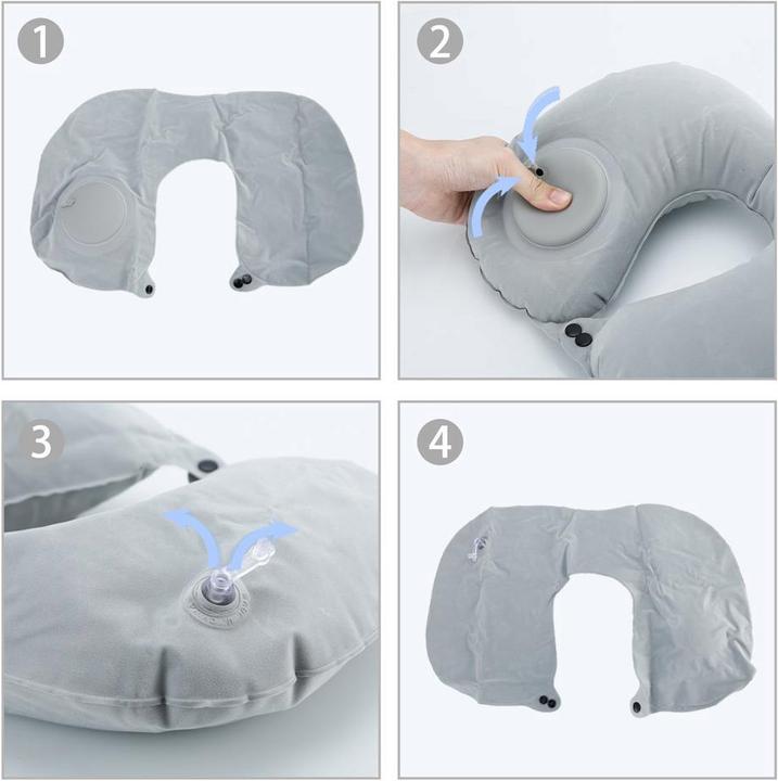 Actual product image Intirilife Inflatable neck pillow (Head & neck pillow)
