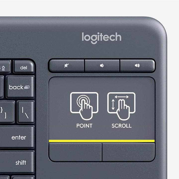 Image du produit Logitech K400 Plus (CH, Sans fil)