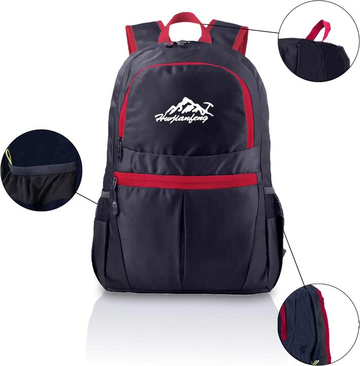 Produktbild Intirilife Faltbarer Rucksack in Schwarz (36 l)