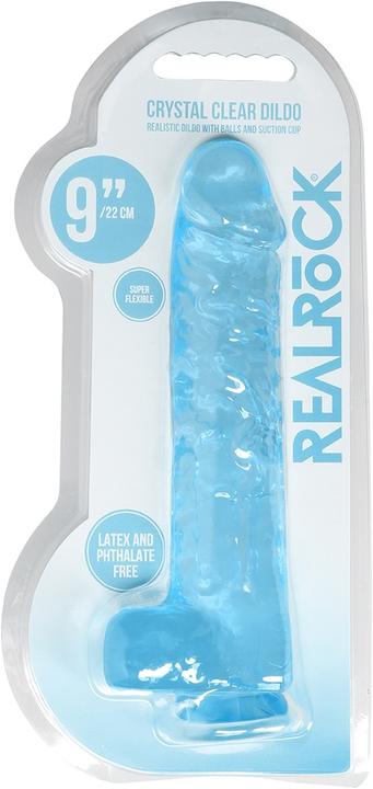 Actual product image RealRock 9" / 22 cm Realistic Dildo with Balls