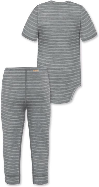 Actual product image Normani Baby merino short-sleeved body "Tihoi" and trousers "Tutira" - 9613 (56)