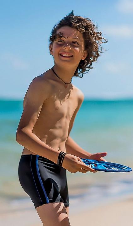 Produktbild Nenurodyta FASHY Swimwear for Boys, BASIC 24008, black, 116cm (116)