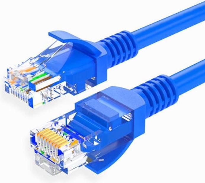 JTI 200 cm Cat5e 1000 Mbit/s Ethernet/network cable - Blue (S/UTP, CAT5e, 2 m)