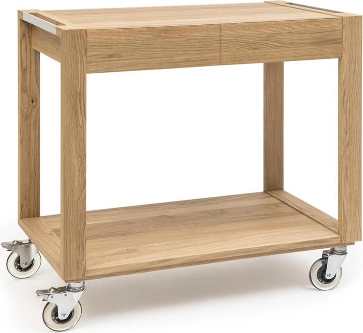 Actual product image ZEP SMILE OAK Serving trolley 84x48x84cm oak