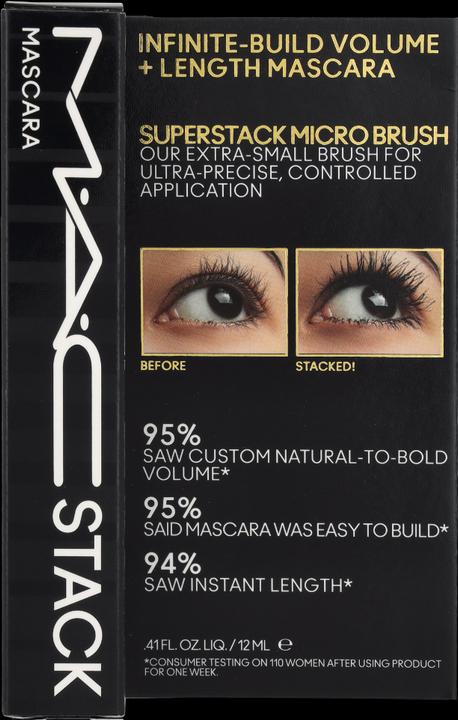Actual product image MAC Cosmetics MACSTACK Mascara Micro Brush (Black)