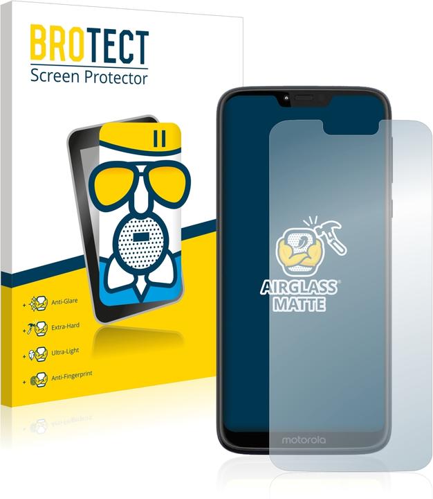 Actual product image BROTECT AirGlass Glass Matte (1 Piece, Motorola Moto G7 Power)