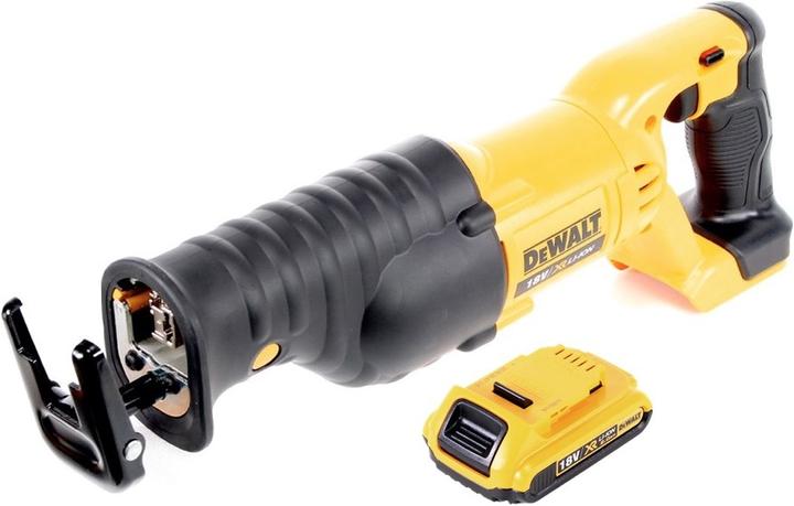 Produktbild DeWalt DCS 380 N Akku Säbelsäge Reciprosäge 18 V + 1x Akku 2,0 Ah - ohne Ladegerät