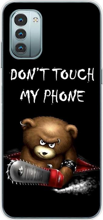 Dont Touch My Phone Bear Black