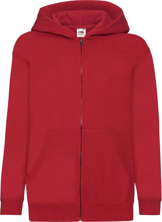 Actual product image Fruit of the Loom Childrens/Kids Classic Full Zip Hoodie (164, 170)