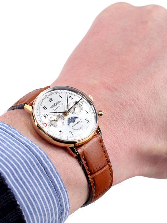 Produktbild Zeppelin LZ129 Hindenburg Mondphase Lady (Analoguhr, 36 mm)