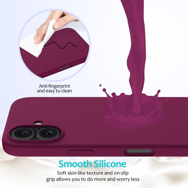 Actual product image MU Classic Liquid Silicone Series (Apple iPhone 16)