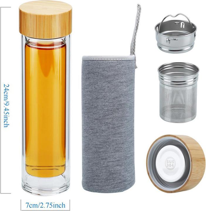 Produktbild Intirilife Thermo Flasche mit Sieb (0.50 l)
