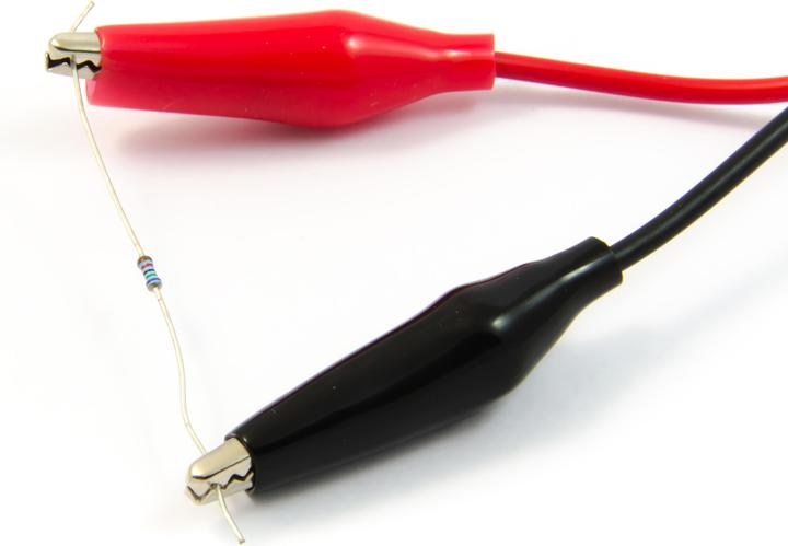 Actual product image Purecrea 10 pcs. test leads with crocodile clips in different colours