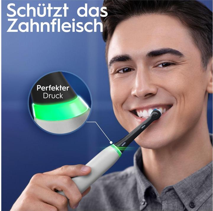 Image du produit Oral-B Elektrische Zahnbürste iO Series6 Grey Opal (Brosse à dents oscillo-rotative)