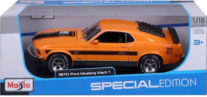 Image du produit Maisto Ford Mustang Mach 1 1970 1/18 orange
