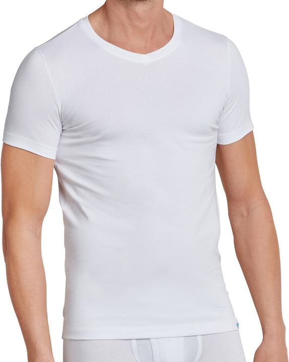 Produktbild Schiesser 2er Pack Long Life Cotton T-Shirt mit V-Ausschnitt (XL)