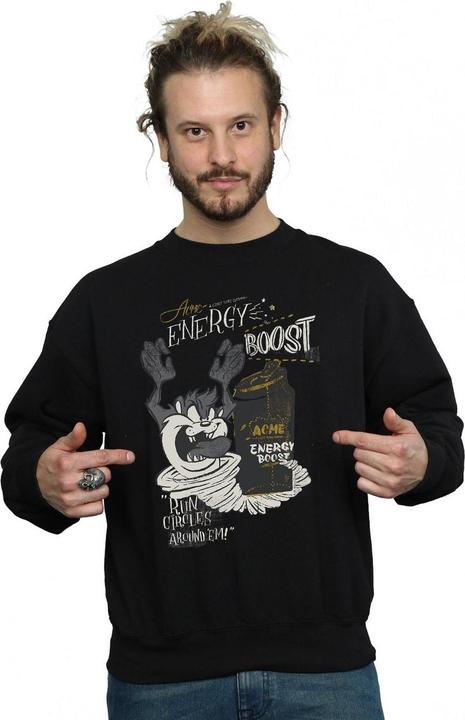 Immagine prodotto Looney Tunes Taz Energy Boost Felpa Uomo (S)