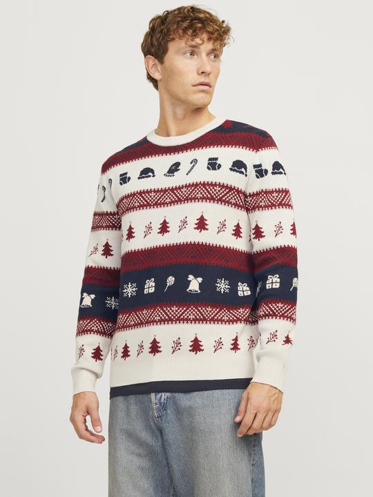 Produktbild Jack & Jones Jjxmas Snowball Knit Crew Neck (S)