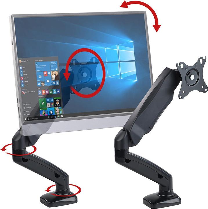 Image du produit General Office Bras pivotant pour écran jusqu'à 81 cm/32 (Tables, 31.89")