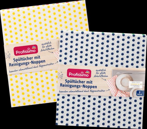 Produktbild dm Profissimo Spültücher mit Reinigungs-Noppen (2 Stk.)