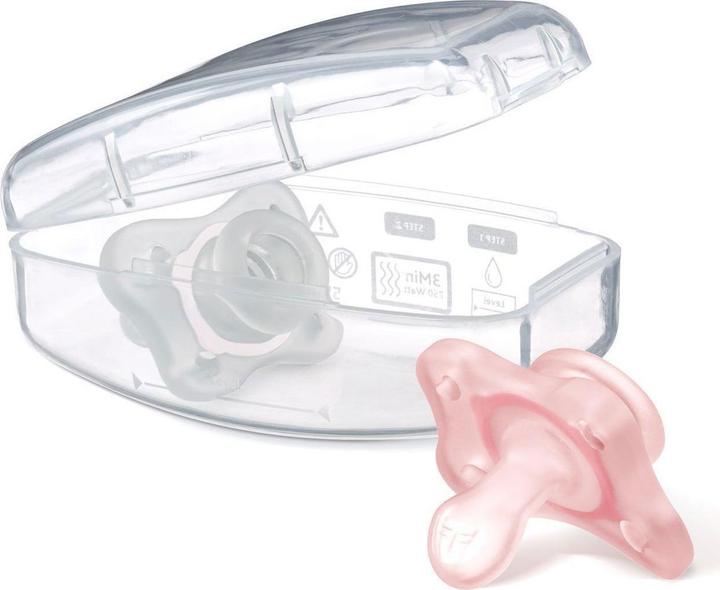 Image du produit Chicco sucette physiologique PHYSIO FORMA SOFT silicone PINK mini 2-6m (2 x, jusqu'à 6 M.)